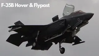 F-35 Lightening RAF - Hover & Flypast -  RAF Cosford 2022 [4K]