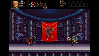 Contra: Hard Corps (Sega Genesis) Colonel Bahamut Boss Battle