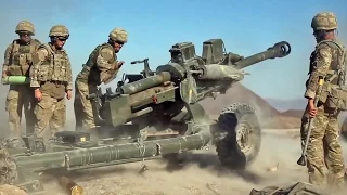 L118榴弾砲(105mm)砲撃訓練・イギリス陸軍 - British Army L118 Light Gun (105mm Howitzer) Live Fire