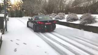 Lexus is220d 1JZ Snow drifting Jingle bells