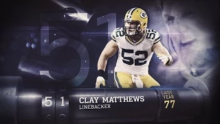 #51 Clay Matthews (LB, Packers) | Top 100 Players of 2015