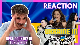 🇺🇦 Reaction to UKRAINE in Eurovision (2003 - 2024) | SUBTITLED | Spanish Reaction