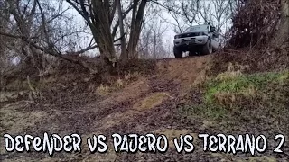 defender vs pajero vs terrano II