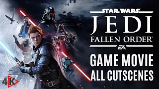 Star Wars Jedi: Fallen Order - Game Movie - All cutscenes - 4k 60fps Ultra HD