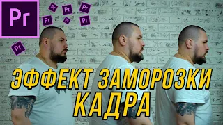 ЭФФЕКТ ЗАМОРОЗКИ КАДРА для видео в Adobe Premiere Pro! УРОКИ по  Adobe Premiere Pro