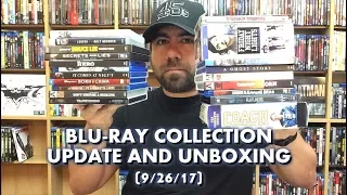 BLURAY COLLECTION UPDATE AND UNBOXING (9/26/17)