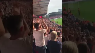 New richarlison chant being sung loudly by spurs fans vs forest