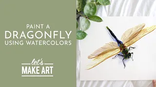 Dragonfly - Watercolor Tutorial with Sarah Cray