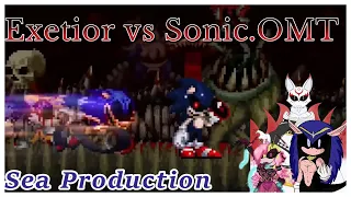 Exetior Reacts | Sonic OMT vs Exetior Sprite Animation | Ft. Manami & Cecelia