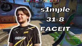 s1mple (31-8) w/friends | INFERNO POV | FACEIT Ranked | June 6, 2023