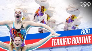 ROC's Amazing Performance in Artistic Swimming at Tokyo 2020!🥇