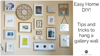 How to Hang a Gallery Wall - Tips and Tricks