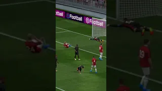 lionel messi chip goal🤤#shorts #pes #pesmobile #short #shortvideos #messi #goal #chip #cheeky