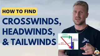 How to Find Crosswinds, Headwinds & Tailwinds for Takeoff & Landing - For Student Pilots