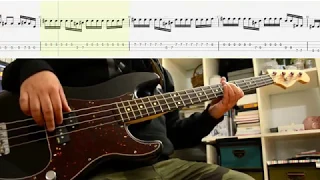 Eraserheads - With A Smile (bass cover with tabs and description)