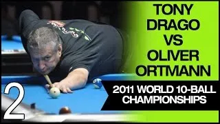 Tony DRAGO vs Oliver ORTMANN - 2011 World 10-ball Championship