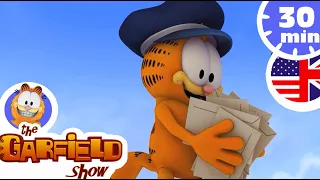 📪Garfield bullies the postman📪- HD Compilation