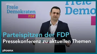 Parteipressekonferenz der FDP mit Bijan Djir-Sarai und Sebastian Czaja