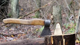 A Simple Trick Everyone Who Carries a Hatchet Should Know! Axe, Survival, Bushcraft, Woodworking