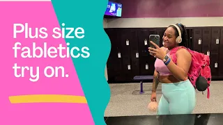 Plus size fabletics outfit try on. #fabletics #weightlossjourney  #plussizefitness  #plussize