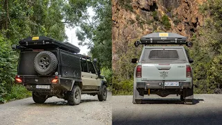 Baviaans Ep1 Aussie Tray vs Canopy Setup for Overlanding and Camping on a Landcruiser 79