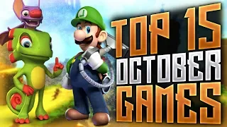 Top 15 Upcoming Games October 2019