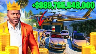 FRANKLIN TOUCH ANYTHING BECOME GOLD || EVERYTHING IS FREE IN GTA 5