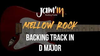 Mellow Rock Guitar Backing Track in D Major