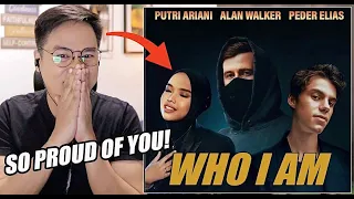 Putri Ariani and Alan Walker Ft. Peder Elias - 'Who I Am' | SINGER REACTION