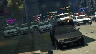 GTA 4 Multiplayer - Busted x4, Demo Derby x2, Cars vs RPGs x3 - GTRF Event