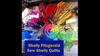 Scrap Busting with a color wheel and Accuquilt Go Cutter