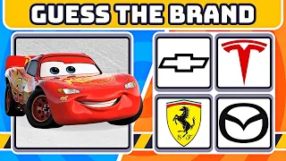 ☢️ 🚗 GUESS THE CAR BRAND FROM DISNEY CARS | 🚘 FERRARI | CHEVROLET | TESLA | 🤖 #billyrobot