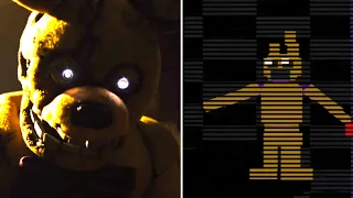 William Afton Springlock Scene Comparison - FNAF Movie Springlock Vs Games