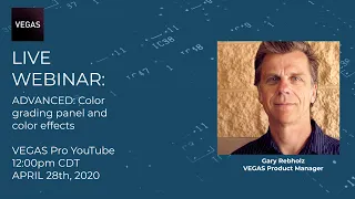 Color Grading Panel & Color Effects (ADVANCED) | LIVE Training for VEGAS Pro