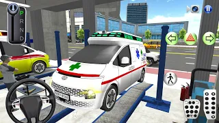 New Police Ambulance Van Hyundai Staria Auto Repair - 3D Driving Class - Car Game Android Gameplay