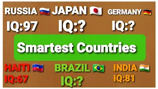 smartest countries in the world | iq | iq test | country comparison | TOP TRENDING DATA
