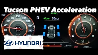 Tucson PHEV HTRAC 4WD 265 BHP - Acceleration 0 to 100 kmh #acceleration #phev #hyundaitucson