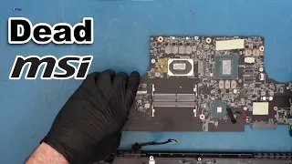 Fixing a Dead MSI GF75 Thin Laptop - DC Jack Repair