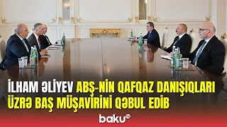 Prezident ABŞ Dövlət Departamentinin Qafqaz danışıqları üzrə baş müşavirini qəbul edib