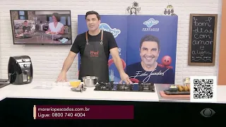 Camarão empanado com maionese cítrica do Chef Edu Guedes com a Mar & Rio Pescados