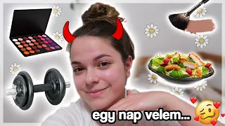 MEGVERTEM EGY MODELLT?! XD  ✨smink suli, kajálás, edzés✨