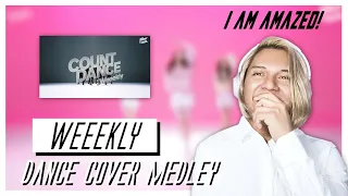 ABSOLUTE TALENT!! (Weeekly(위클리) Dance Cover Medley REACTION!!)