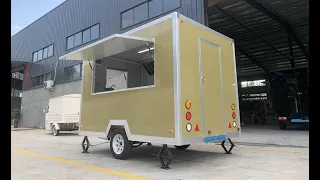300X200CM Mobile Food Trailer Concession Food Trailer Customizable Food Truck/Food Trailer