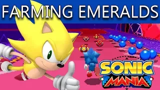 Sonic Mania - HOW TO FARM CHAOS EMERALDS - Useful Trick To Repeat Special Stages