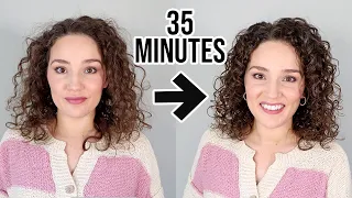 Beginner Curly Routine, Quick in under 35 Min