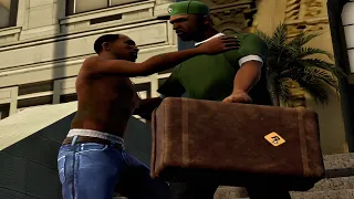 CJ Picks Up His Brother From Jail - GTA San Andreas The Definitive Edition 2021 PS5 Remaster