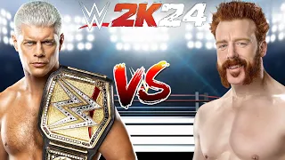 WWE 2K24 SHEAMUS VS. CODY RHODES FOR THE UNDISPUTED WWE CHAMPIONSHIP!