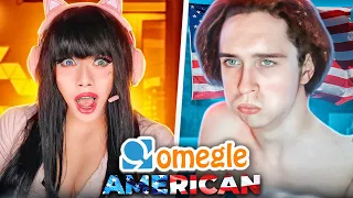 Fake eGirl Tests AMERICAN GEOGRAPHY on Omegle