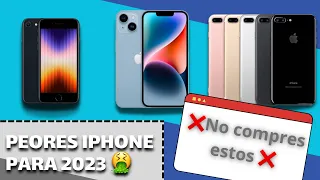 No compres estos ❌| Peores iPhone para 2023