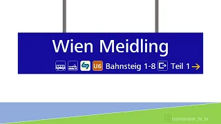 ÖBB Ansagen Wien Meidling | Teil 1 | Chris Lohner | Bahnhofsansagen